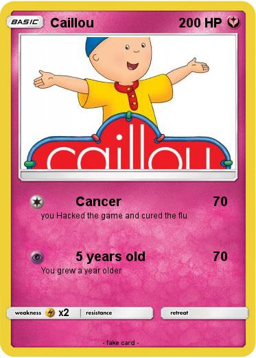 Pokemon Caillou