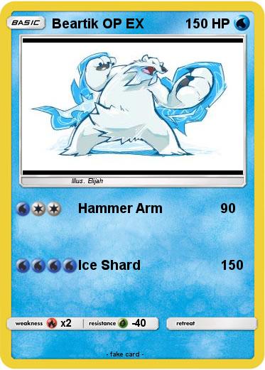 Pokemon Beartik OP EX
