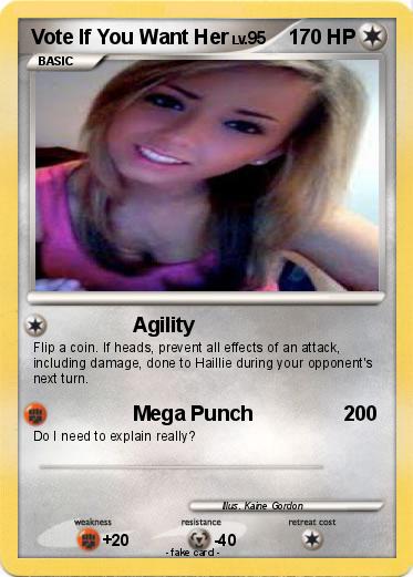 Pokemon Vote If You Want Her