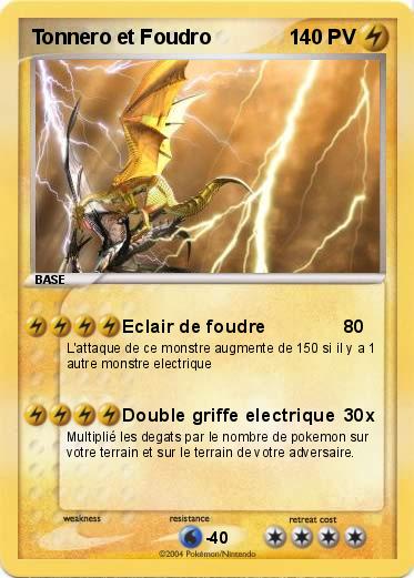 Pokemon Tonnero et Foudro