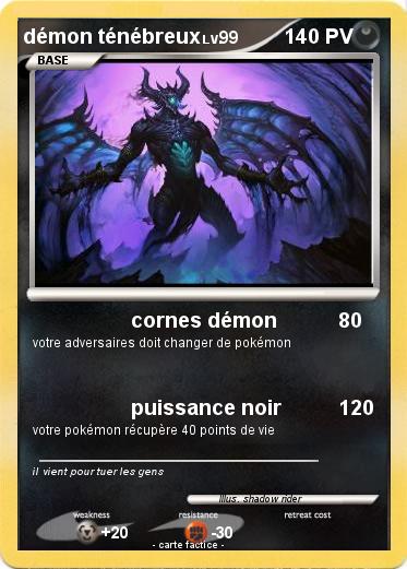 Pokemon démon ténébreux