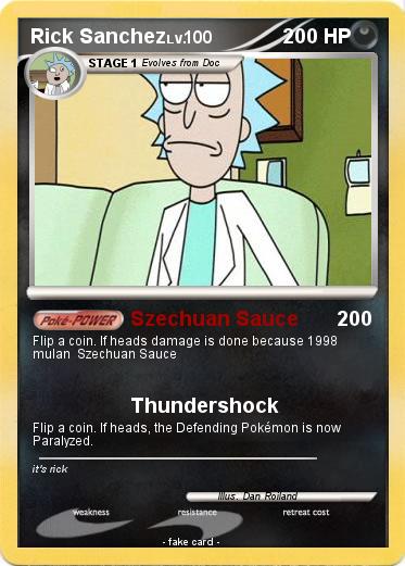 Pokemon Rick Sanchez
