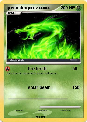 Pokemon green dragon