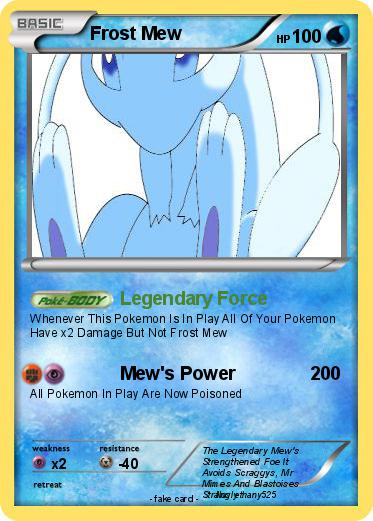 Pokemon Frost Mew
