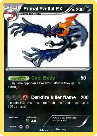 Pokemon Primal Yveltal EX