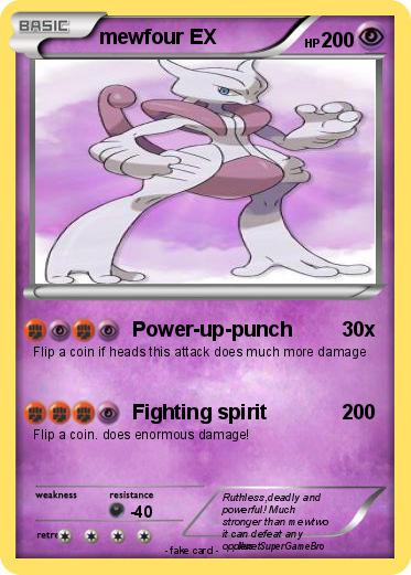 Pokemon mewfour EX