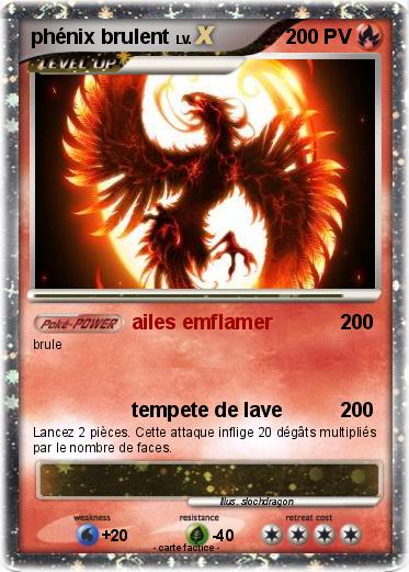 Pokemon phénix brulent