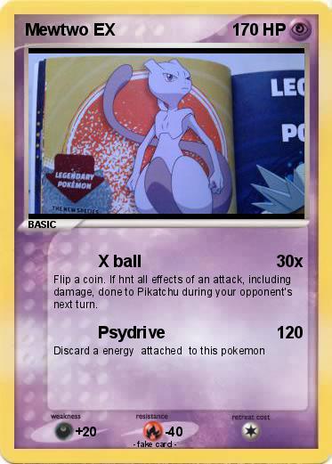 Pokemon Mewtwo EX