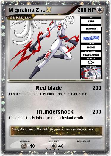 Pokemon M giratina Z