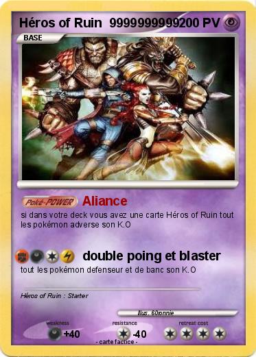 Pokemon Héros of Ruin  9999999999