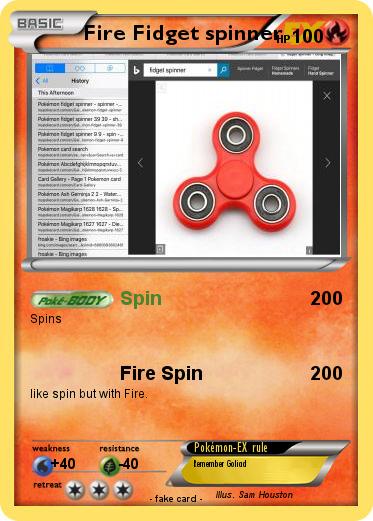 Pokemon Fire Fidget spinner