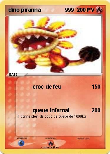 Pokemon dino piranna                999
