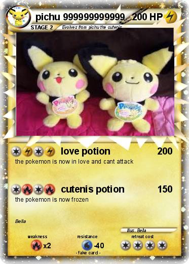 Pokemon pichu 999999999999