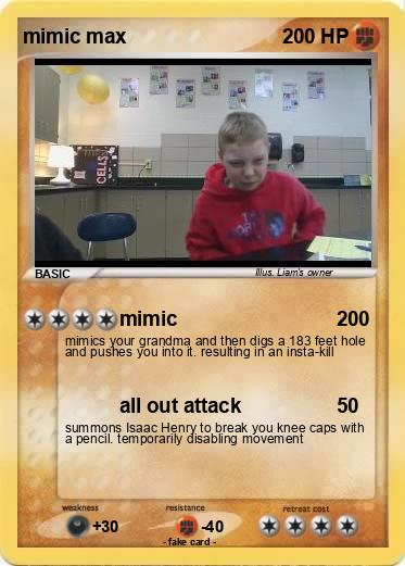 Pokemon mimic max
