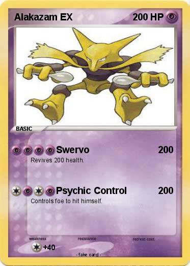 Pokemon Alakazam EX