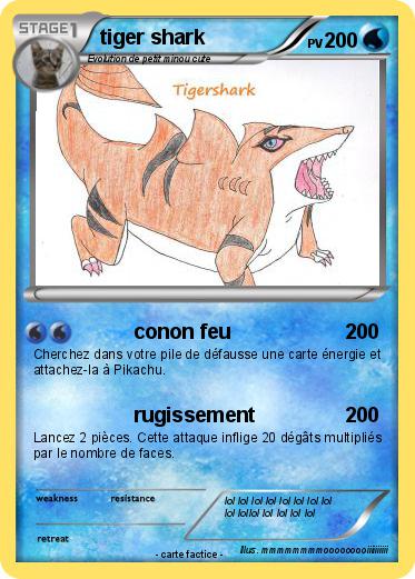 Pokemon tiger shark