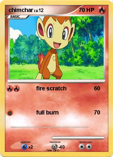 Pokemon chimchar