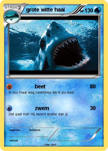 Pokemon grote witte haai
