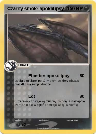 Pokemon Czarny smok- apokalipsy