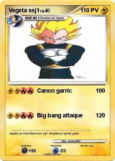 Pokemon Vegeta ssj1