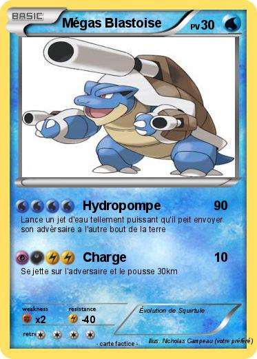 Pokemon Mégas Blastoise
