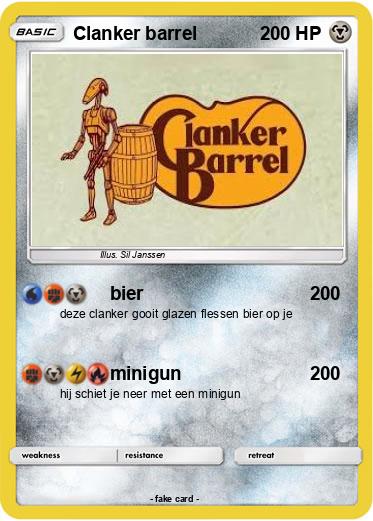 Pokemon Clanker barrel