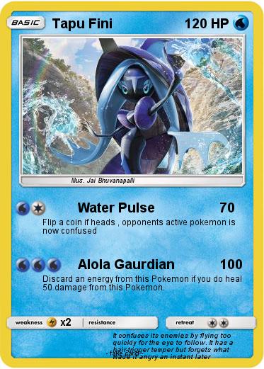 Pokemon Tapu Fini