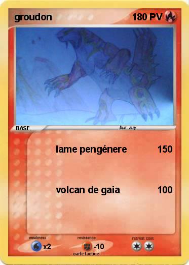Pokemon groudon