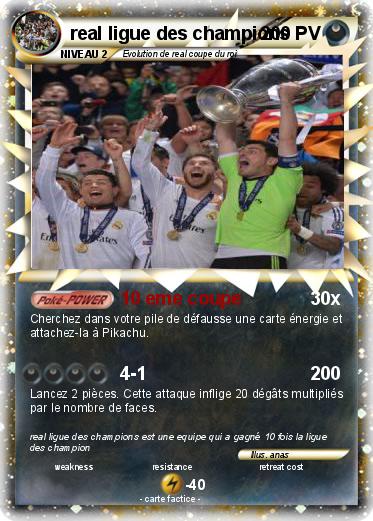Pokemon real ligue des champions