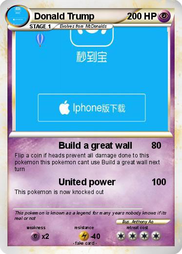 Pokemon Donald Trump