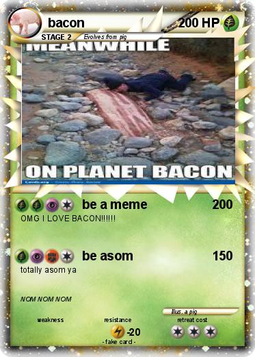 Pokemon bacon