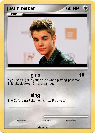 Pokemon justin beiber