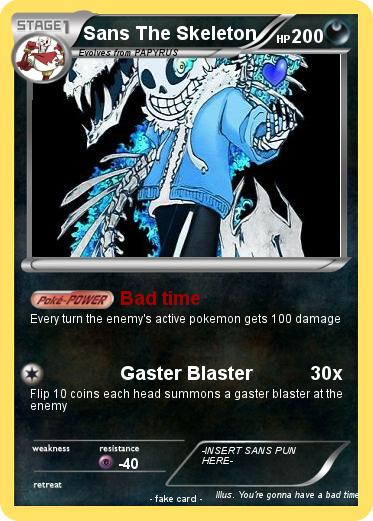Pokemon Sans The Skeleton