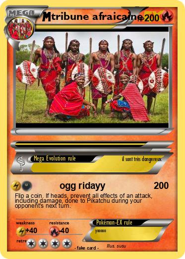 Pokemon tribune afraicaine