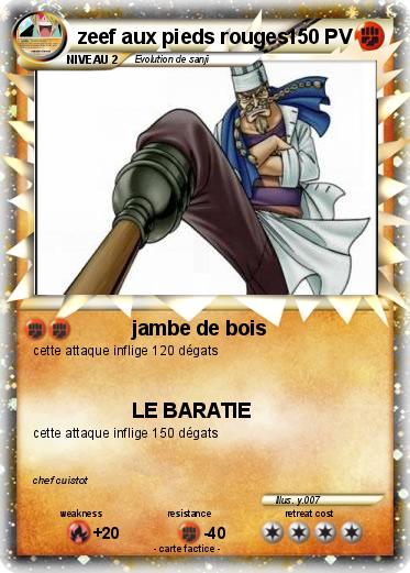 Pokemon zeef aux pieds rouges