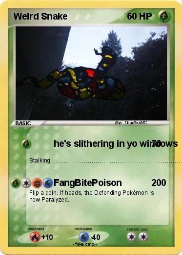 Pokemon Weird Snake