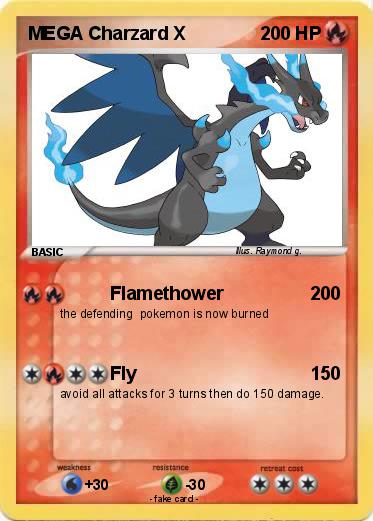 Pokemon MEGA Charzard X