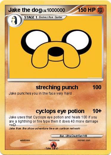 Pokemon Jake the dog