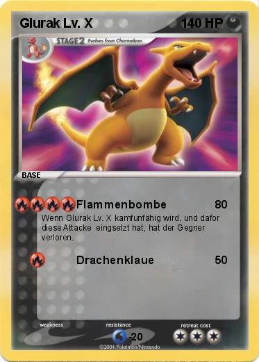 Pokemon Glurak Lv. X
