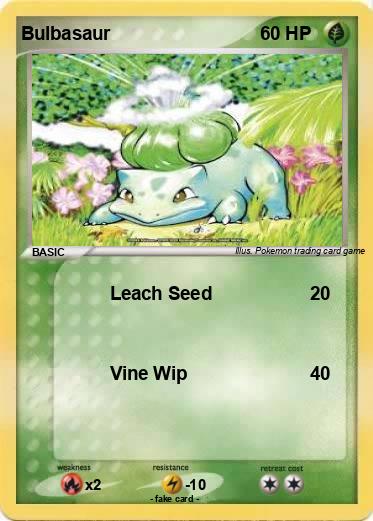 Pokemon Bulbasaur