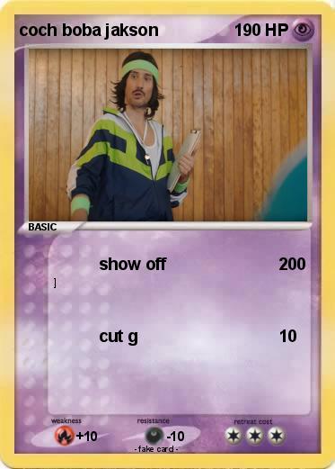 Pokemon coch boba jakson