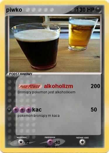 Pokemon piwko