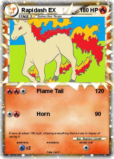 Pokemon Rapidash EX