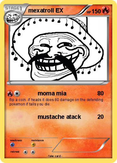 Pokemon mexatroll EX