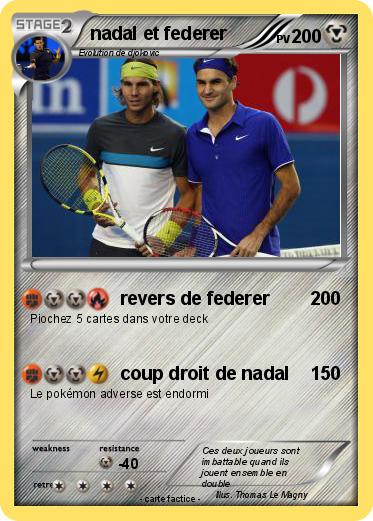 Pokemon nadal et federer