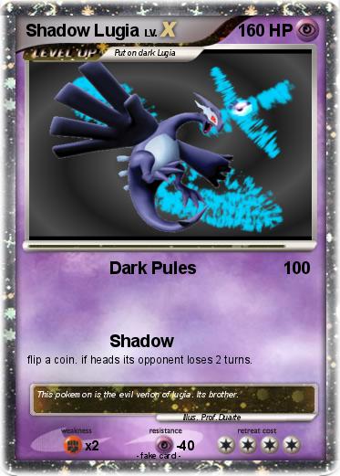 Pokemon Shadow Lugia