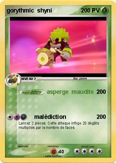 Pokemon gorythmic  shyni