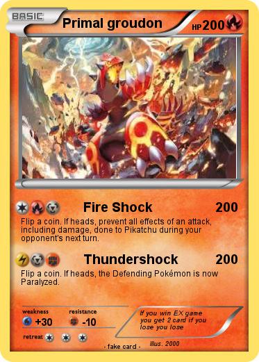 Pokemon Primal groudon