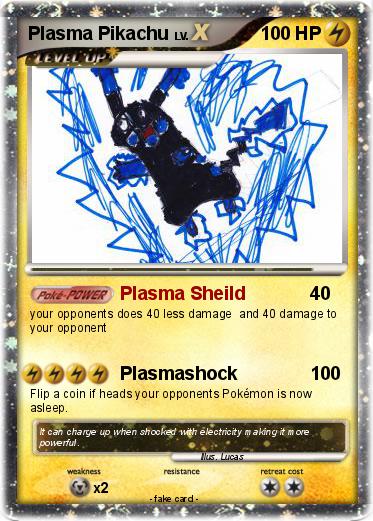 Pokemon Plasma Pikachu