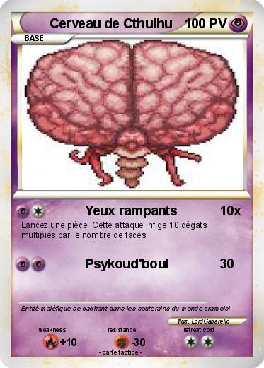 Pokemon Cerveau de Cthulhu